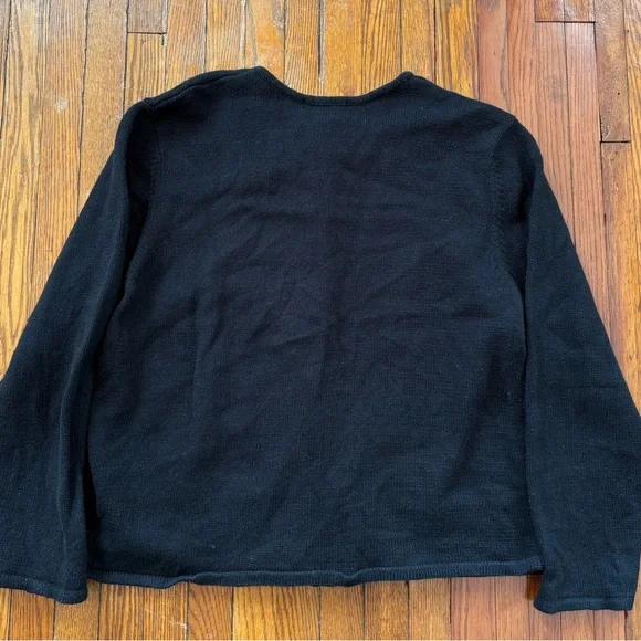 Crystal Kobe Poinsettia Christmas Sweater - Picture 7 of 9